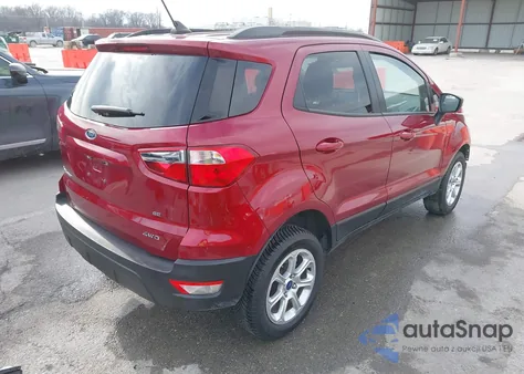 2021 Ford Ecosport Se z USA, uszkodzony, nr VIN MAJ6S3GL9MC451315